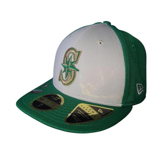 New Era Seattle Mariners Fitted Cap - Size 7 - Picture 2 of 9